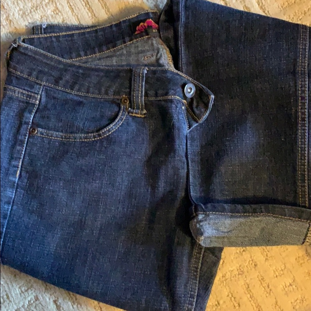 Dark jean size 27 straight leg